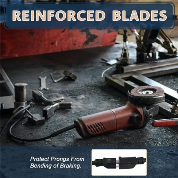 12 Ft Outdoor Extension Cord - 12/3 SJTW Heavy Duty Black Extension Cable - Picture 3 of 8